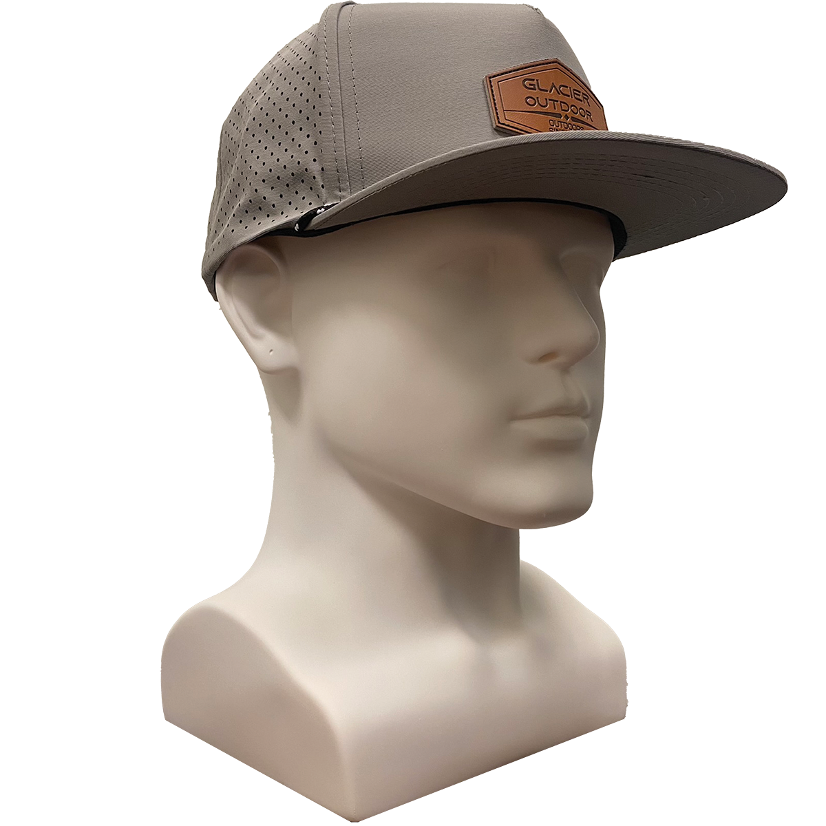 Glacier Outdoor Kingston Snap Back Hat in quick-dry grey