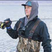 As one of our most functional cold weather fishing gloves, the Pro Angler is designed with a slit index finger and thumb for easy casting and knot tying. Its dexterity combined with warmth and comfort makes this glove the perfect choice for cold, wet conditions.