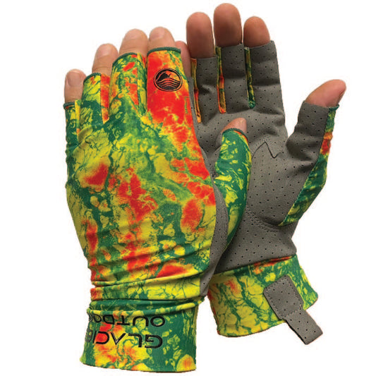 Glacier Glove Islamorada Fingerless Sun Gloves - Medium - Rasta : Target