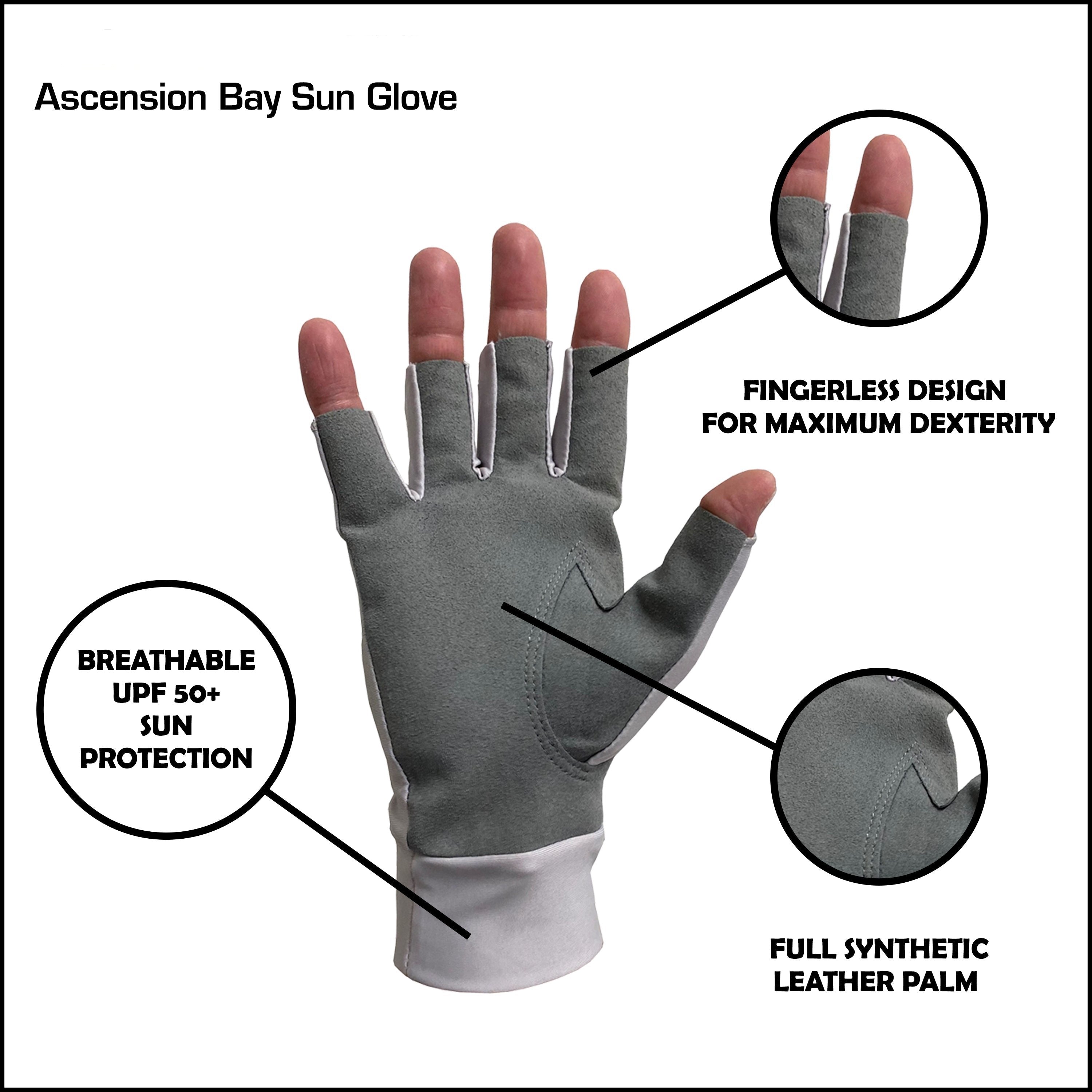 The Ascension Bay Sun Glove is a popular model in our sun protection line. Independently tested and verified, it is rated at the maximum protection of UPF 50+. Providing both hand and wrist protection, this glove is great for any of your outdoor adventures.