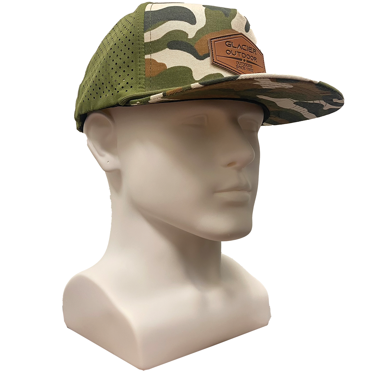 Glacier Outdoor Kingston Snap Back Hat in quick-dry urban camo