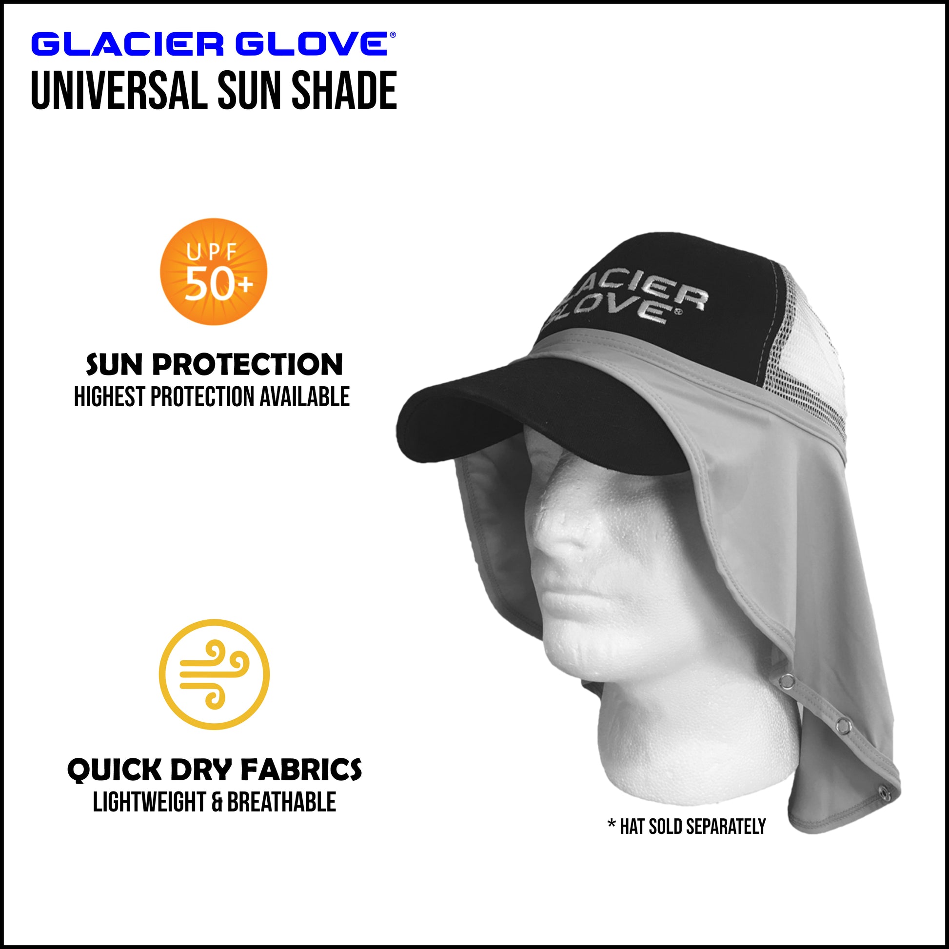 Capucha Glacier Glove Protección Solar Dr. Shade Sun Hood