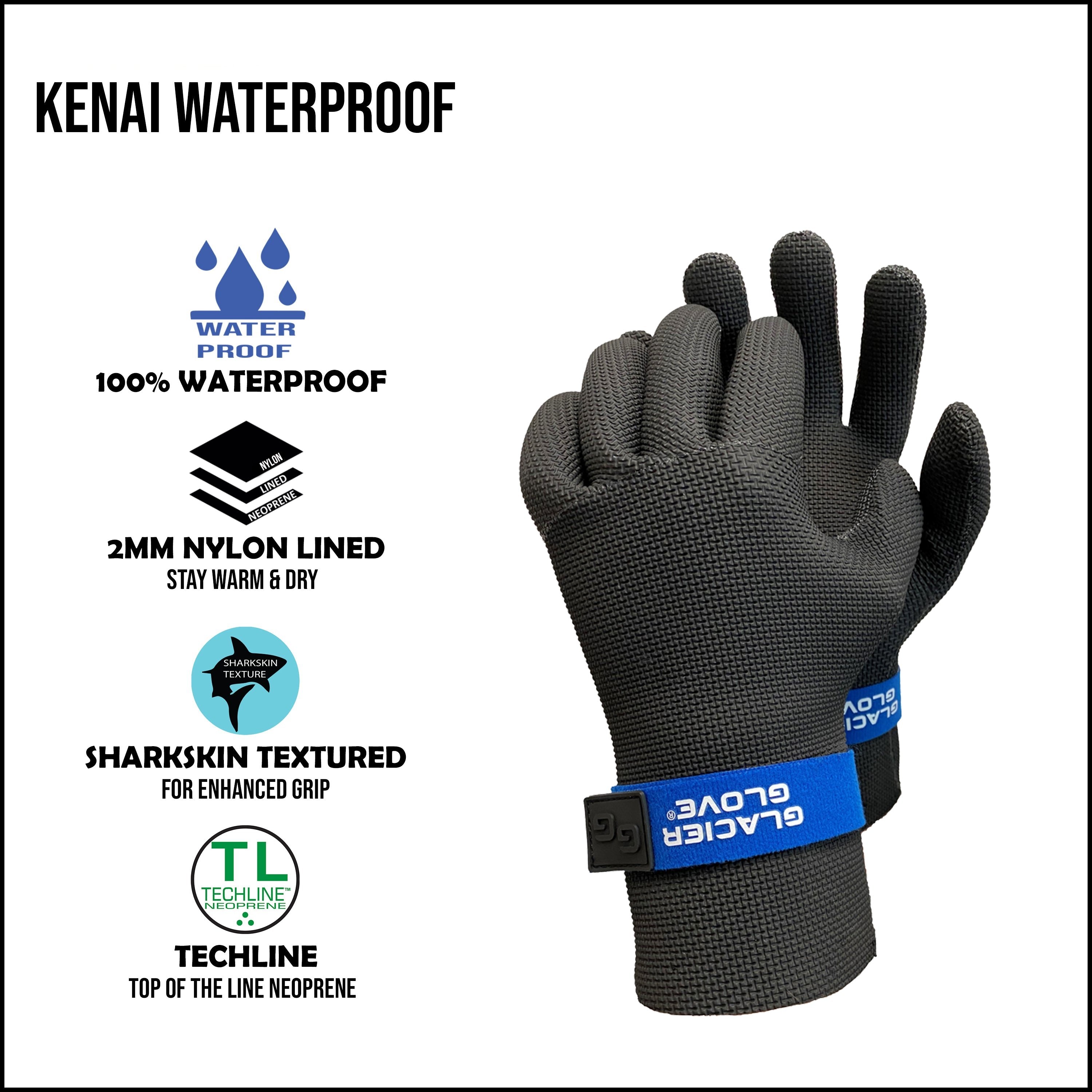 Glacier Glove Guantes de pescador ipereables con abertura para dedos Glacier Glove Guantes de pescador ipereables con abertura para dedos