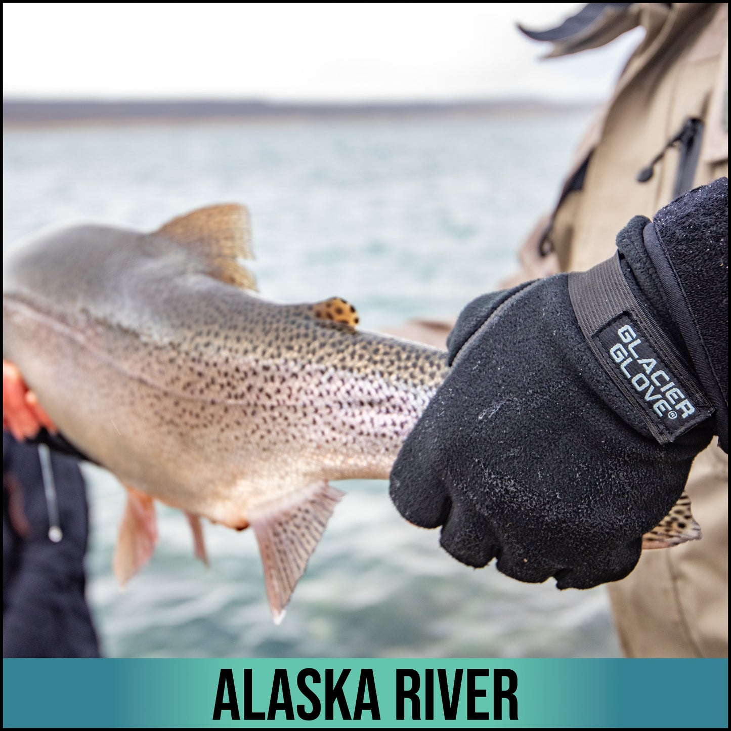 Glacier Glove Alaska River Fleece Fingerless Fishing Black Large