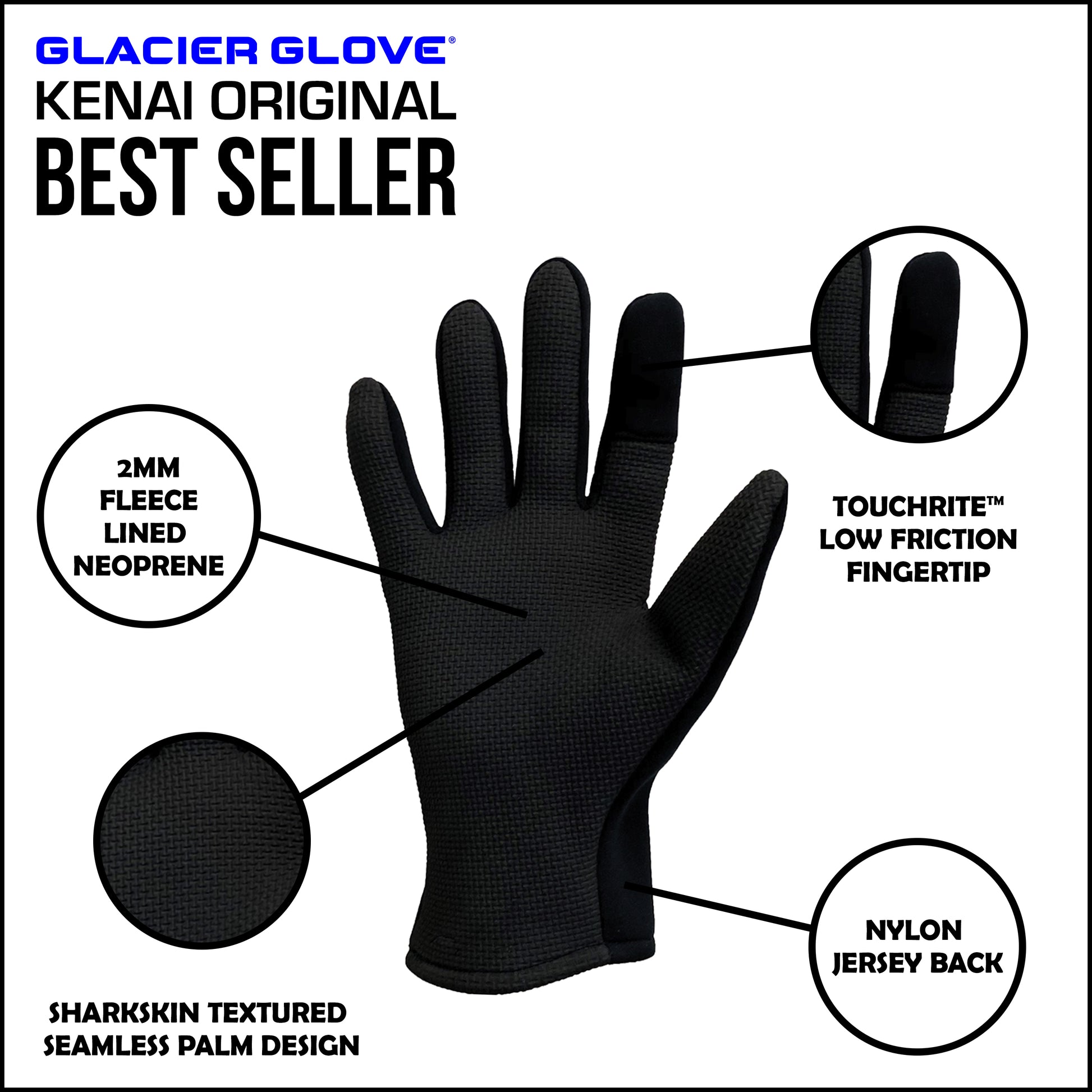 A proven workhorse for over 35 years, the Kenai Original Glove is one of our most popular gloves. This cold weather glove is designed to keep you outdoors while still giving dexterity where you need it. Crafted to withstand any adventure, this glove is perfect for any outdoor enthusiast.