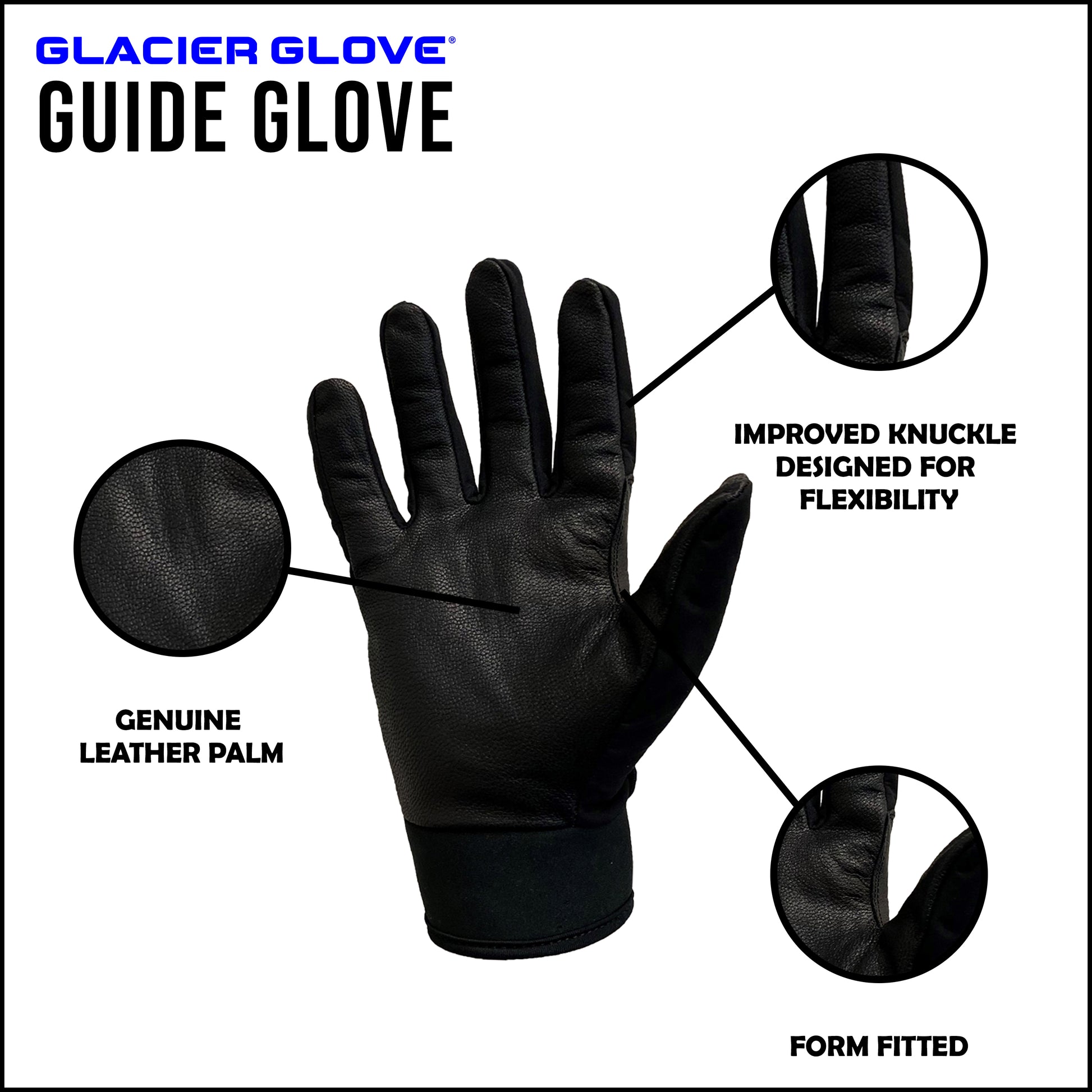 Glacier Glove Guide Glove (Small, Coyote)