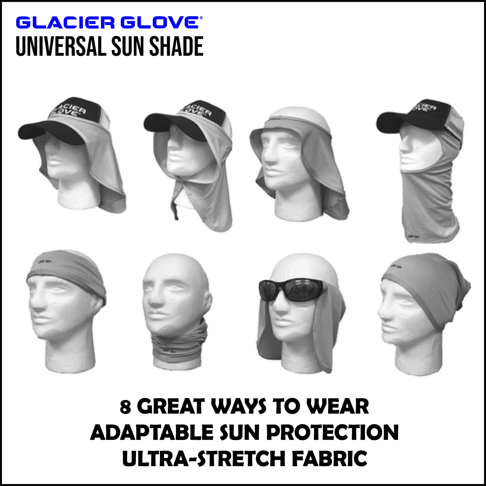 Universal Sun Shade - Grey – Glacier Outdoor Products