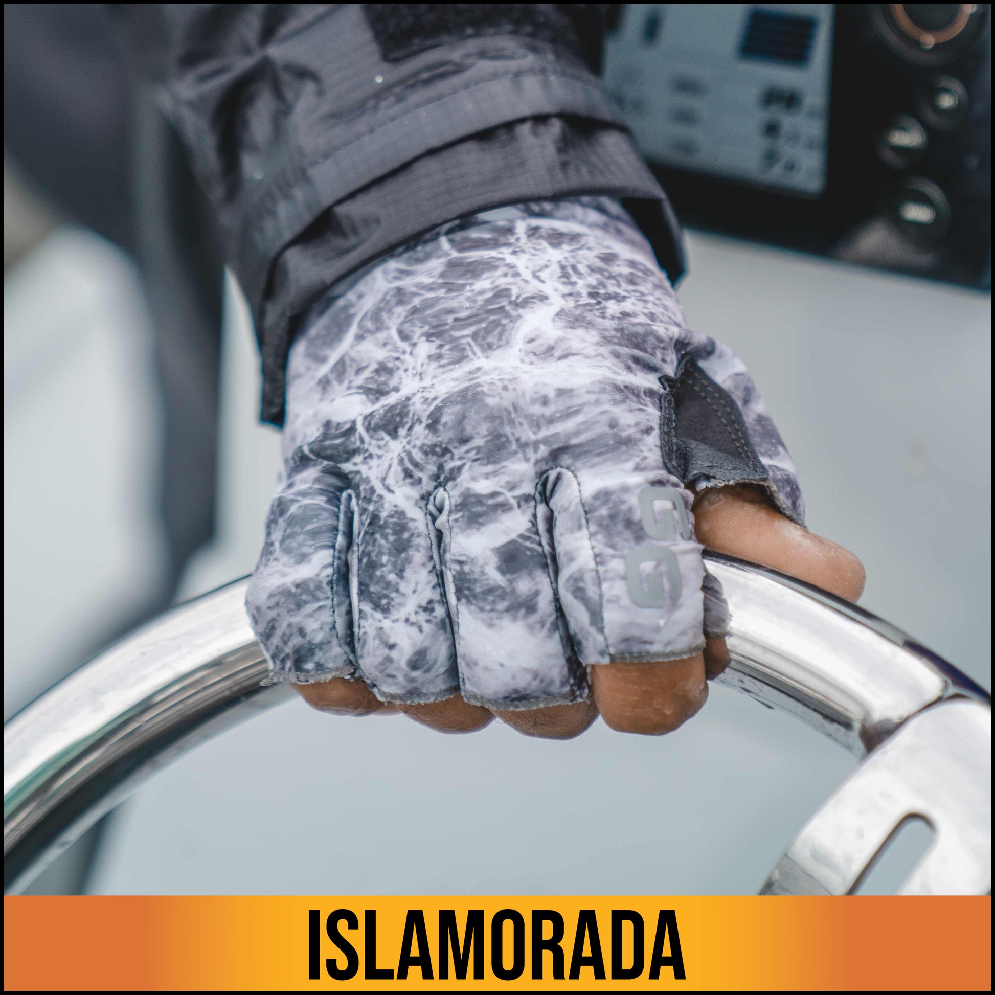 Islamorada Sun Glove - Gray Camo – Glacier Outdoor Products